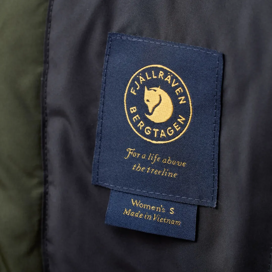 Fjällräven Bergtagen 130 Insulation Jkt W Black-deep Forest