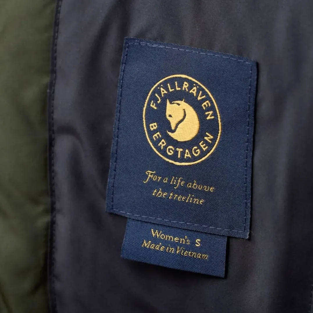 Fjällräven Bergtagen 130 Insulation Jkt W Black-deep Forest