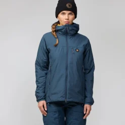 Fjällräven Bergtagen 60 Insulation Jkt W Mustard Yellow-mountain Blue