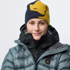 Fjällräven Bergtagen Jacquard Beanie Black-deep Forest