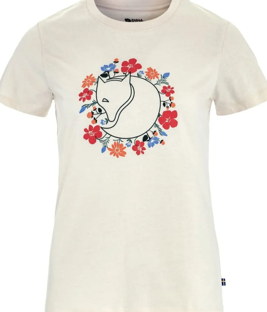 Fjällräven Fjällblomster Fox T-Shirt W Chalk White
