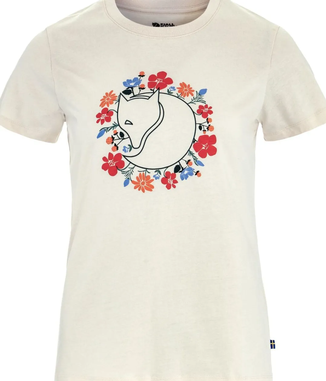 Fjällräven Fjällblomster Fox T-Shirt W Chalk White