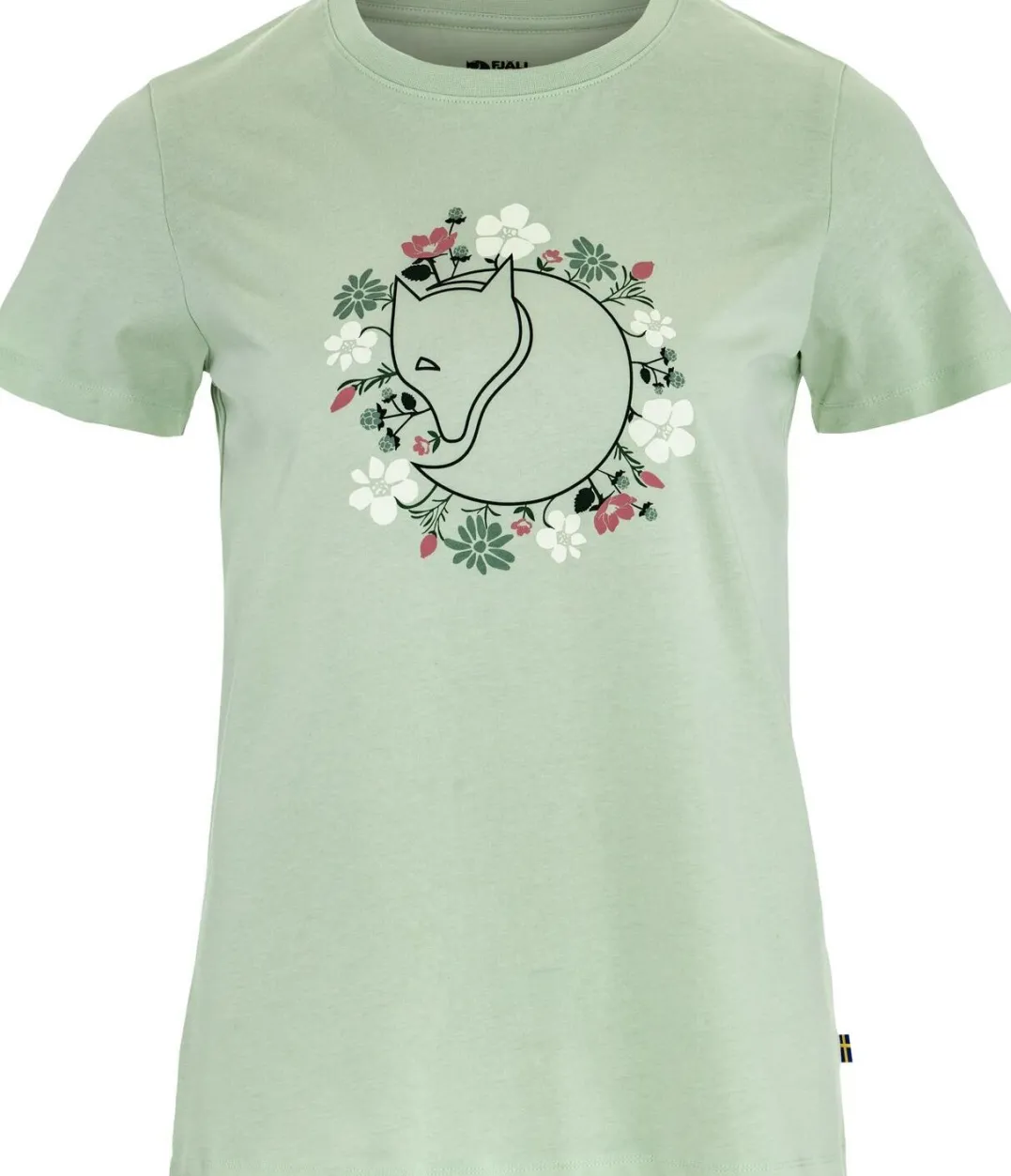 Fjällräven Fjällblomster Fox T-Shirt W Soft Jade