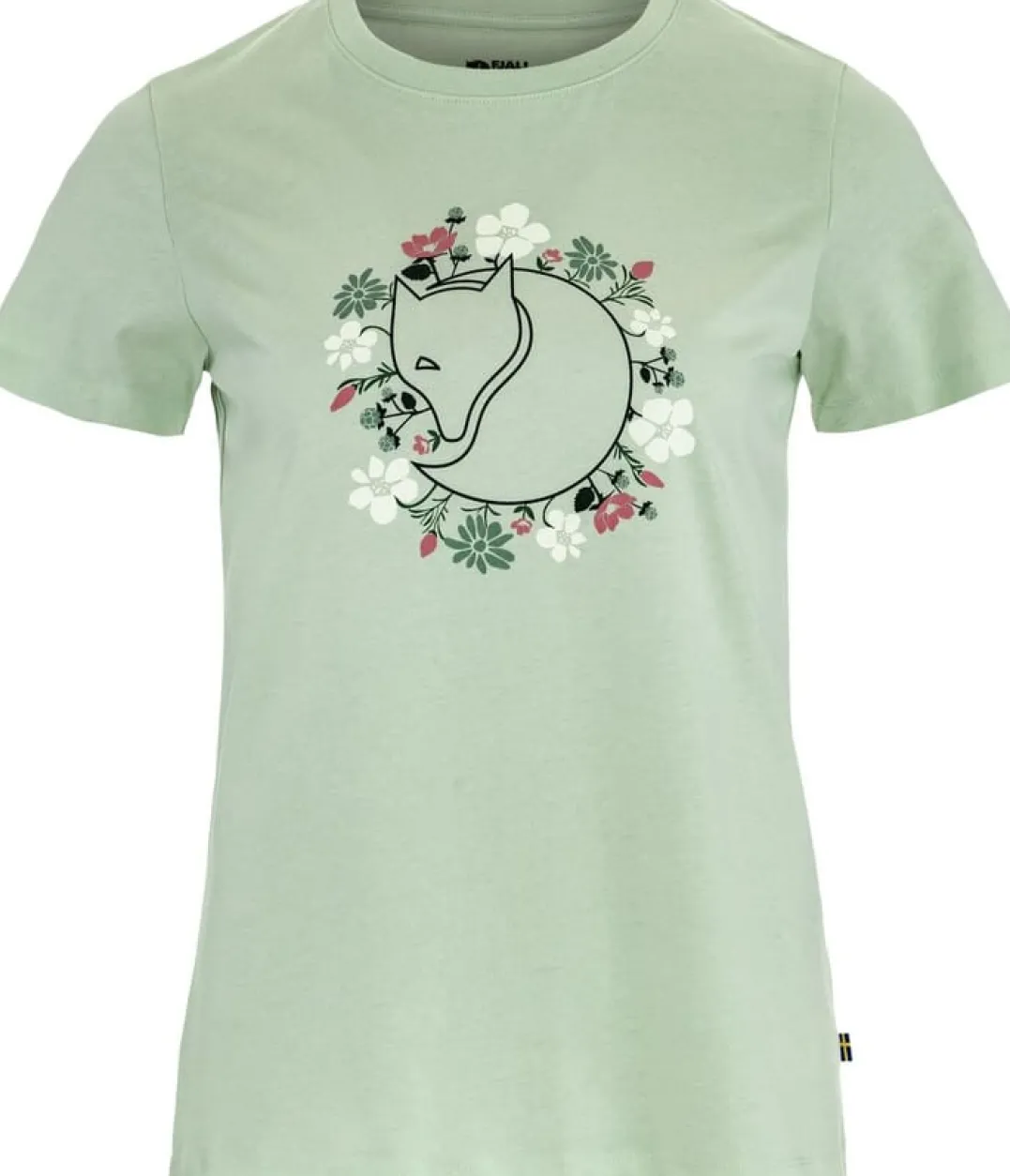 Fjällräven Fjällblomster Fox T-Shirt W Soft Jade
