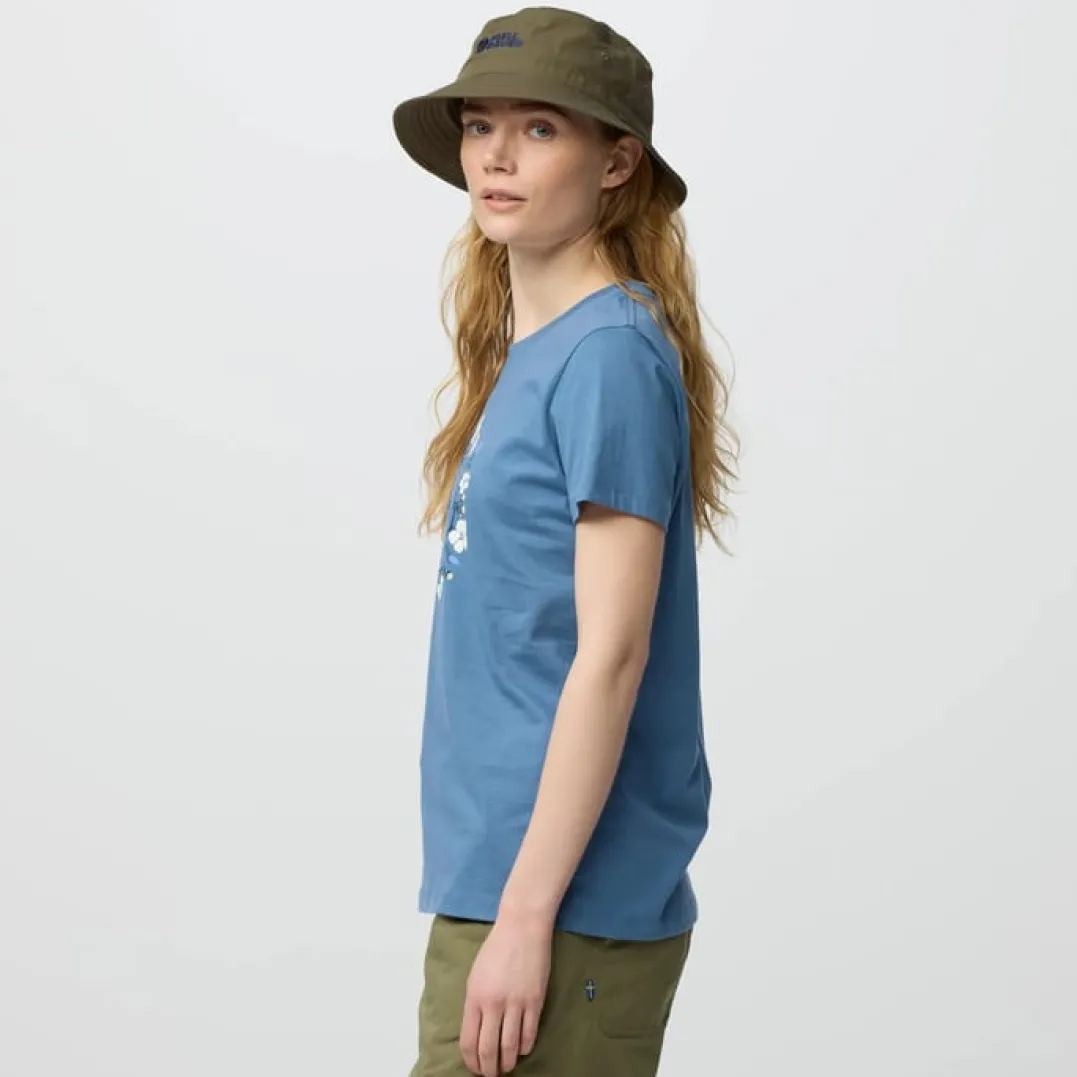 Fjällräven Fjällblomster Fox T-Shirt W Dawn Blue