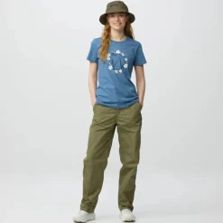Fjällräven Fjällblomster Fox T-Shirt W Dawn Blue