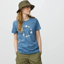 Fjällräven Fjällblomster Fox T-Shirt W Dawn Blue