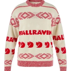 Fjällräven Fjällräven Jacquard Knit W Chalk White-true Red