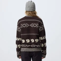 Fjällräven Fjällräven Jacquard Knit W Chalk White-true Red