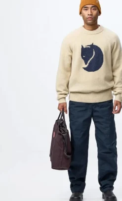 Fjällräven Fjällräven Logo Knit Sweater M Deep Forest