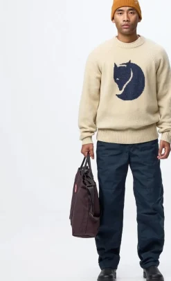 Fjällräven Fjällräven Logo Knit Sweater M Deep Forest