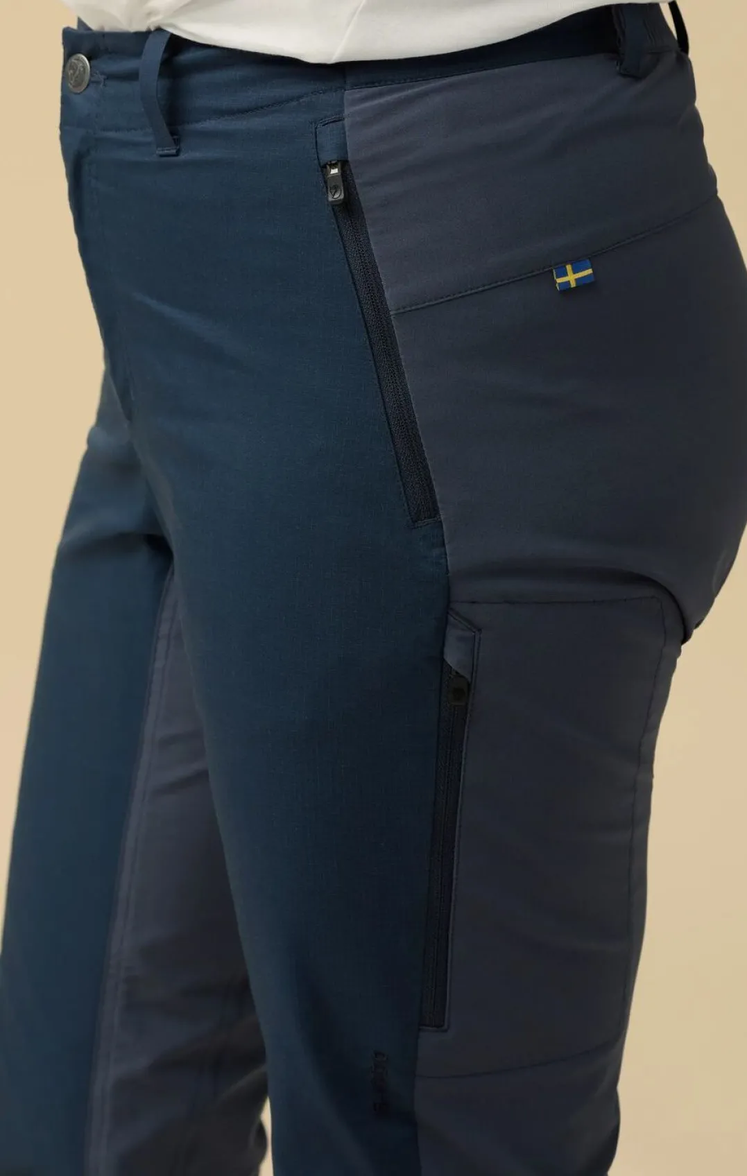 Fjällräven Hoja Hybrid Trousers W Black