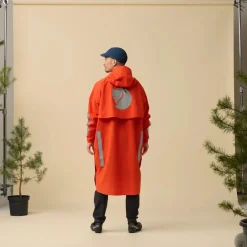 Fjällräven Hoja Rain Fox Poncho Flame Orange
