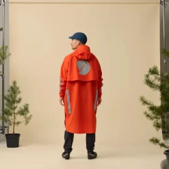 Fjällräven Hoja Rain Fox Poncho Flame Orange