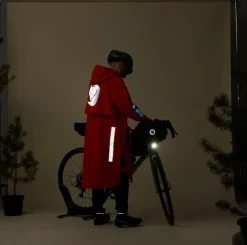 Fjällräven Hoja Rain Fox Poncho Flame Orange