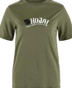 Fjällräven Hoja Wool T-Shirt W Laurel Green
