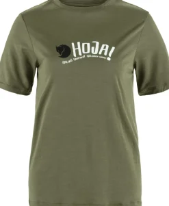 Fjällräven Hoja Wool T-Shirt W Laurel Green