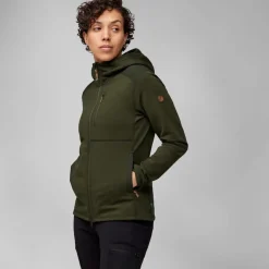 Fjällräven Keb Fleece Hoodie W Suede Brown