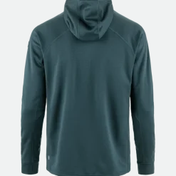 Fjällräven Men's Abisko Grid Fleece Hoodie Mountain Blue