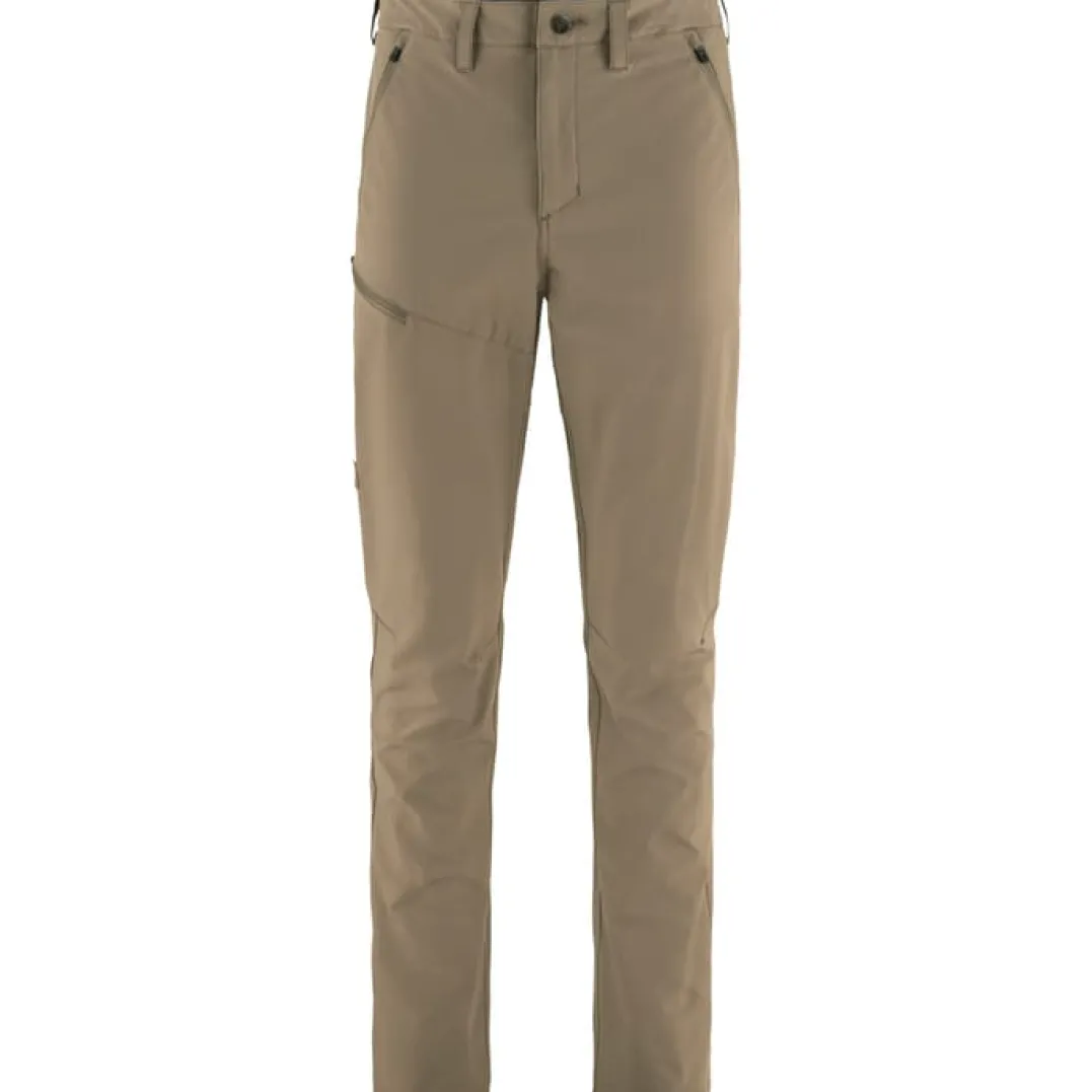 Fjällräven Men's Abisko Trail Stretch Trousers Suede Brown