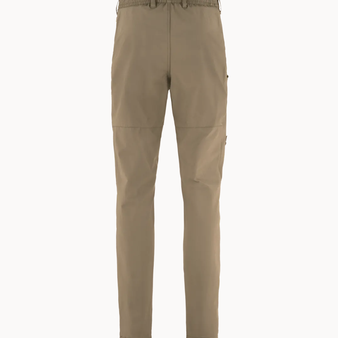 Fjällräven Men's Abisko Trail Stretch Trousers Suede Brown