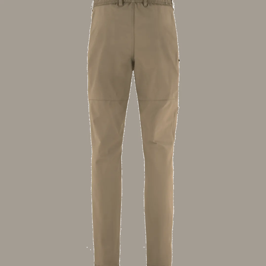 Fjällräven Men's Abisko Trail Stretch Trousers Suede Brown