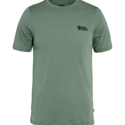 Fjällräven Men's Abisko Wool Logo Short Sleeve Patina Green