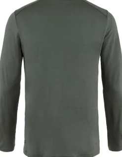 Fjällräven Men's Abisko Wool Long Sleeve Basalt