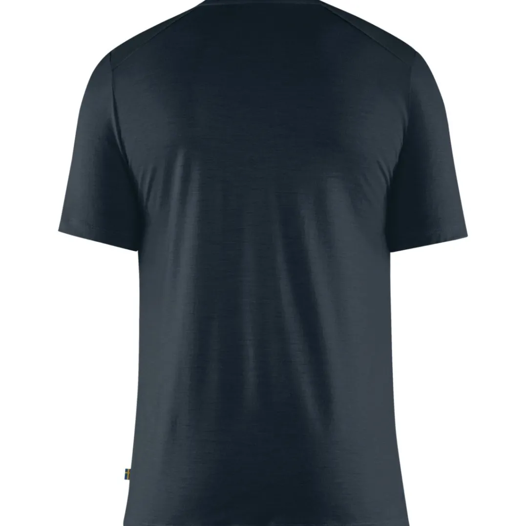 Fjällräven Men's Abisko Wool SS Dark Navy