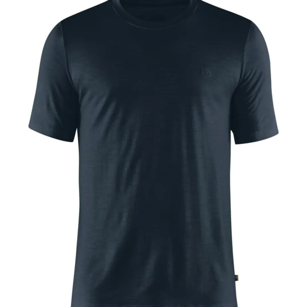 Fjällräven Men's Abisko Wool SS Dark Navy