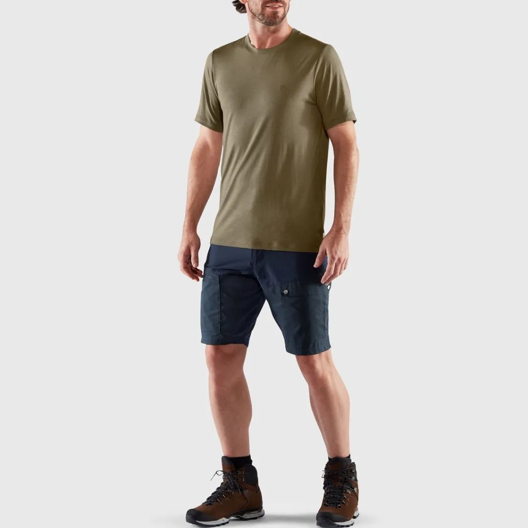 Fjällräven Men's Abisko Wool SS Dark Navy