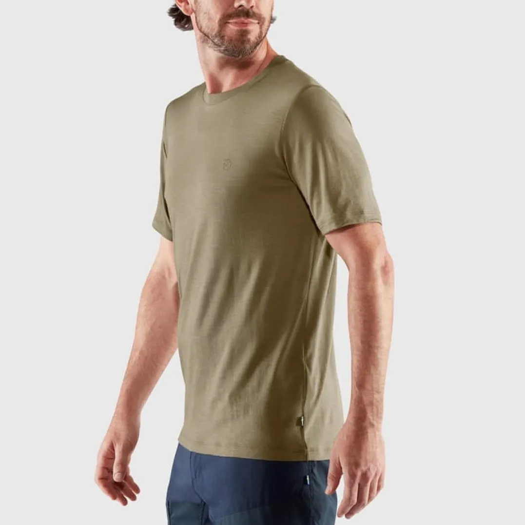 Fjällräven Men's Abisko Wool SS Dark Navy