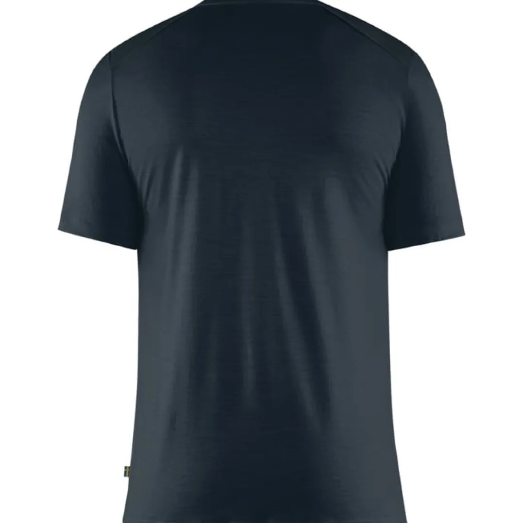 Fjällräven Men's Abisko Wool SS Dark Navy