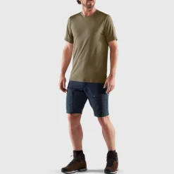 Fjällräven Men's Abisko Wool SS Dark Navy