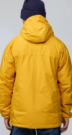 Fjällräven Men's Bergtagen 60 Insulation Jacket Mustard Yellow-mountain Blue
