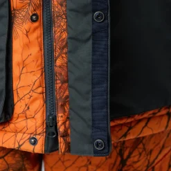 Fjällräven Men's Brenner Pro Padded Jacket Orange Multi Camo-Deep Forest
