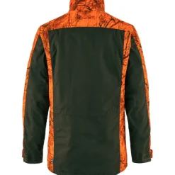 Fjällräven Men's Brenner Pro Padded Jacket Orange Multi Camo-Deep Forest