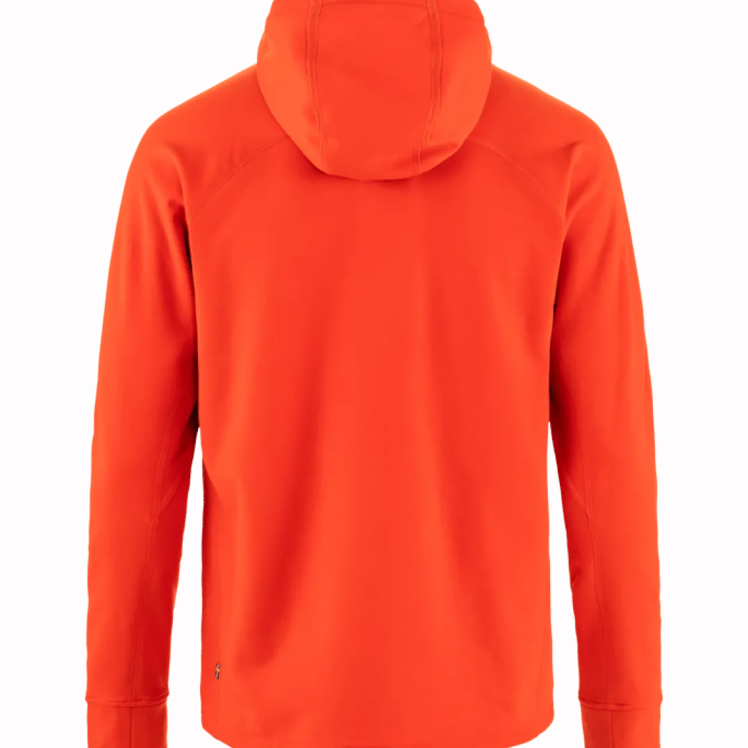 Fjällräven Men's Expedition Fleece Hoodie Flame Orange