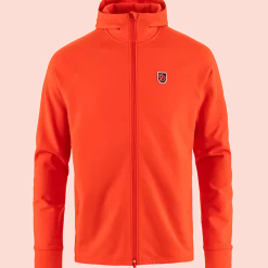 Fjällräven Men's Expedition Fleece Hoodie Flame Orange