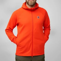 Fjällräven Men's Expedition Fleece Hoodie Flame Orange