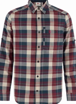 Fjällräven Men's Fjällglim Regular Shirt Dark Navy/Maroon