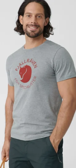 Fjällräven Men's Fjällräven Fox T-Shirt Grey Melange