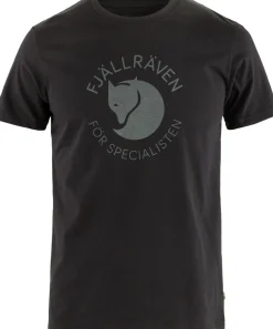 Fjällräven Men's Fjällräven Fox T-Shirt Black
