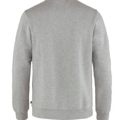 Fjällräven Men's Fjällräven Logo Sweater Grey-Melange