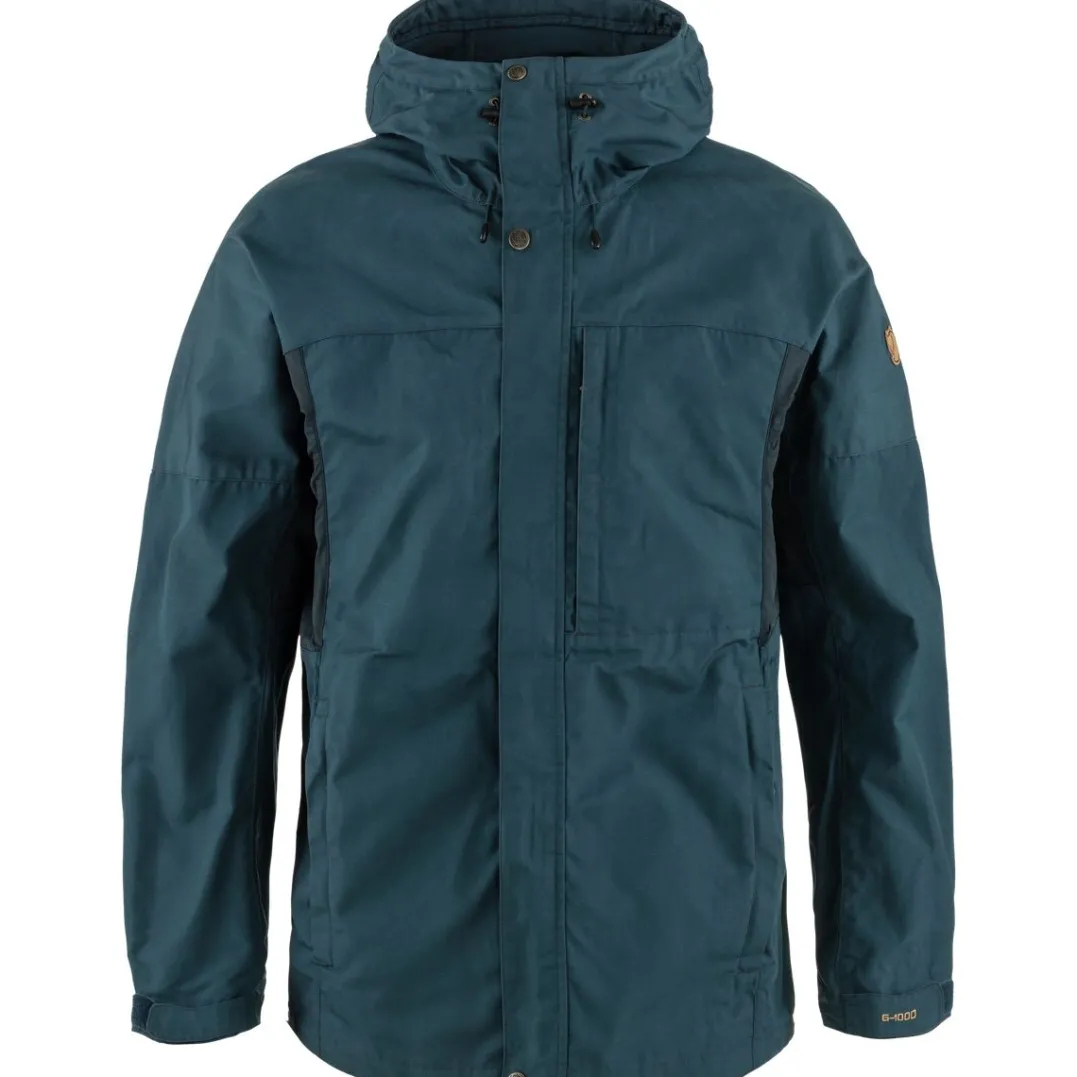 Fjällräven Men's Kaipak Jacket Mountain Blue/Dark Navy