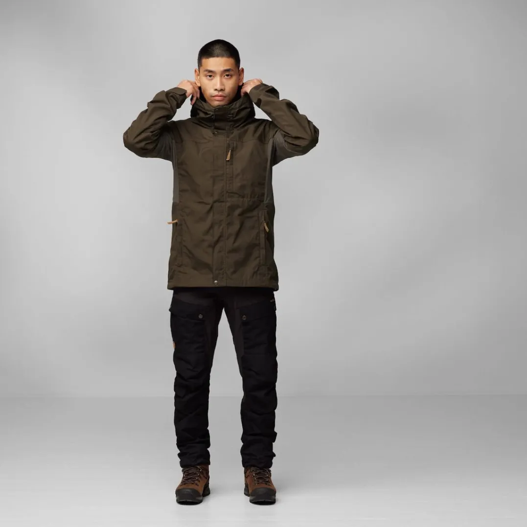 Fjällräven Men's Kaipak Jacket Mountain Blue/Dark Navy