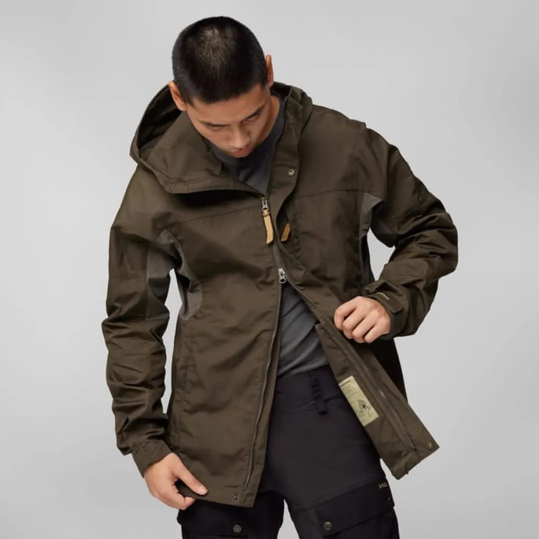 Fjällräven Men's Kaipak Jacket Mountain Blue/Dark Navy
