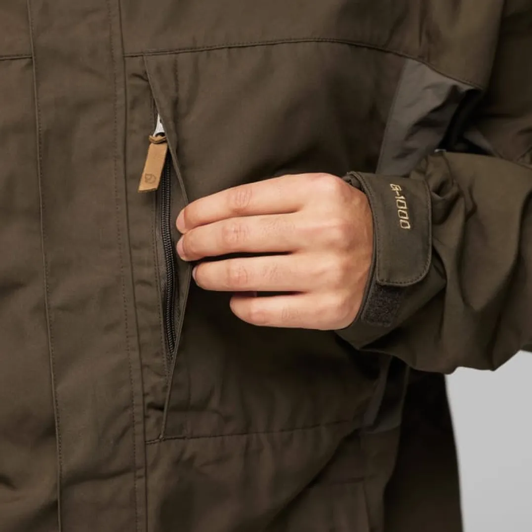 Fjällräven Men's Kaipak Jacket Mountain Blue/Dark Navy