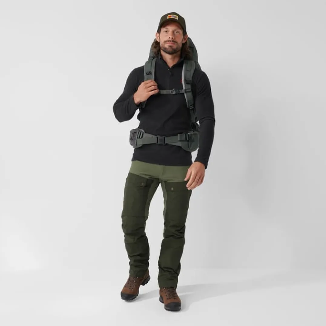 Fjällräven Men's Keb Gaiter Trousers Long Black/Stone Grey