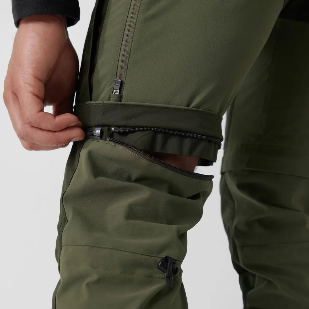 Fjällräven Men's Keb Gaiter Trousers Long Black/Stone Grey